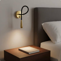 Flexible Gooseneck Wall Light Built-in Switch Bedside Led Lights Indoor Lighting for Hotel