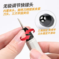 模式玩造替换式推刀刻刀套装MS070 高达模型GK改造细节加深刻线刀