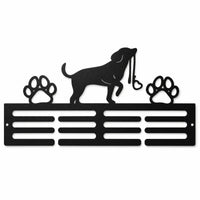 Slotted Wall-Mounted Medal Display Rack Ornamental Silhouette Medal Hanger Rack