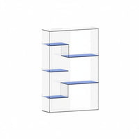 Clear Multi-Tier Stand Transparent Design Display Shelf Openroom arrangementSaving for Collectors, Homeowners, Study