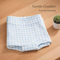 Women's High Waisted Underwear Knickers with Gusset, 95% Fabric Boy Shorts for Full Coverage, Breathable Multipack Loungewear