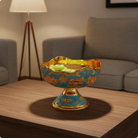 3 Pieces Pedestal Fruit Bowl Elegant Design Gold Fruit Bowl Versatile Use