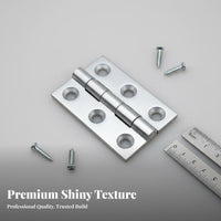 Sturdy Duty Stainless Steel Hinge Water-Resistant Grade Hinge Rustproof Saltwater Durability for Boats, Outdoor
