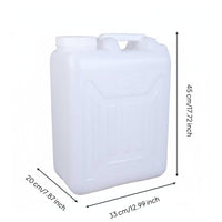 5 Pieces 25 Liter Plastic Jug Thickened Food Grade Water Barrel Portable