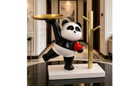 Panda Key Holder Panda Tray Organizer Easy to Clean House Decoration