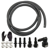 IQIHUI Automotive Fuel Line Quick Connector Kit 6mm 8mm for Car Motorcycle Lawn Mower