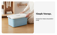 Rolling Container with Lid Lidded Wheeled Storage container Thickened for Homeowners
