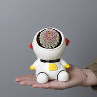Astronaut Planter Compact Astronaut Flowerpot Cute for Plant Lovers