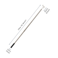 Stainless Steel Hook Rod Three-Section Household Helper Long Reach Household Implement