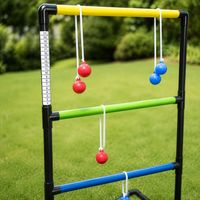Ladder Toss Garden Games, Outdoor Garden Games for Families, Portable Lawn Games for BBQs, Summer Holiday Game