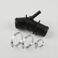Stepped Cooling-System Hose Adapter with Clamps High-Temperature Resistant Coolant Hose Connector Adapter with Clamps Leak-Proof Coolant Line Connector Reinforced for Automotive Repair