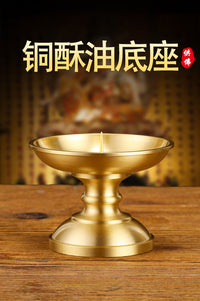 Brass Candle Holder for Home Altar