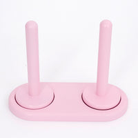 Bamboo Yarn Holder Desktop Spool Stand Rotating Wooden Winding Tool