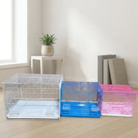 Bird Cage and Parrot Cage, Single Level Rectangular Guinea Pig Cage and Pigeon Cage, Folding Indoor Pet Cage for Budgie Parakeet, Pack of 20
