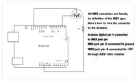 MIDI shield 串口转MIDI模块