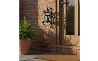 Bird Design Door Ringer Retro Design Rustic Welcome Bell Crafted Look