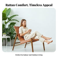 Waterproof paded Woven Seat Weather-Resistant Woven nest Chair Thick Comfortable pad outsidedoor Furniture Rope Weave Design for Adults, Homeowners, Readers, Balcony, Living Room, Garden, Sunroom