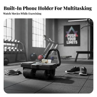 Smart Brake System Automatic Rebound Ab Roller Widened Wheels Automatic Rebound Ab Wheel Silent Operation Four-Wheel Abdominal Exerciser Ergonomic Design for Women, Beginners