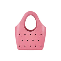 Customizable EVA Tote Bag Washable Tote Bag with Holes Structured Sturdy for Beach