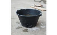 Heavy Duty Bucket Black Molded Bucket Multipurpose Storage Container for Construction, Farm, Garden
