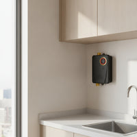Compact Water Heater with Digital Display Space-Saving Point-of-Use Electric Water Heater for Rv