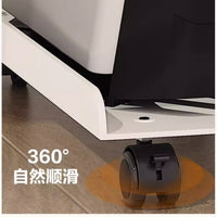 Computer Host Tray Stand with Wheels Mobile Base Shelf for Home Office