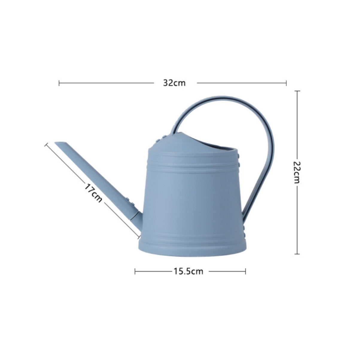 1.8L Watering Jug Large Capacity Long Spout Watering Can Vintage Style Gardening Supplies for Gardeners, Patio