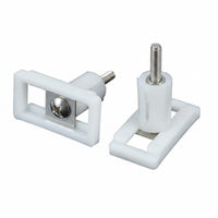 2 Pieces Toilet Seat Hinge Bolt Set Universal Fit Toilet Seat Hinge Bolt