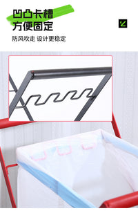 户外露营便携折叠垃圾架垃圾袋专用架家用厨房野炊烧烤塑料袋支架