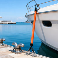Marine Dock Mooring Rope with 316 Stainless Steel Buckles - Elastic Bungee Cord