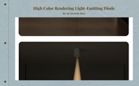 Adjustable LED Flush Mount Spotlight for Home & Office