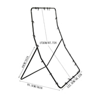 Practice Rebound Net Freestanding Sports Gear Mesh Netting