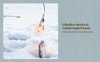 Mini Carbon Fiber Ice Fishing Rod, Hard Action, Lake