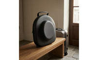 Hard Shell Hat Travel Case Safeguarding Brimmed Hat Case Portable Lightweight for Travelers, Commuters, Flights
