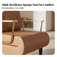 Armless Sleeper Chair Foldable Design Sofa Bed Space-Saving Easy Conversion for Office Workers, Guests, Small Spaces, Dorm Room