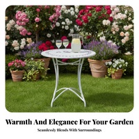 Weatherproof patio side table
