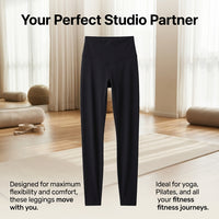 Gym Leggings for Women with Textured Fabric for Fitness, High Waist Compression for Workouts, Sculpting Pants
