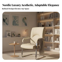 Upholstered managerial Armchair Thick paddinging Computer Chair Padded Armrests