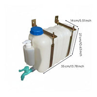 Dump Vehicle Water Reservoir Thickened Frame Vehicle Water Container Easy To