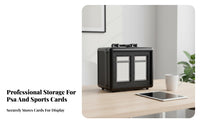 PSA Card Display Box Combination Lock Graded Card Storage Box PSA Slab Case Lockable Hard Shell Protection for Travel