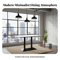 Booth, Table, and Chair Assembly Southeast Asian Design Upholstered Side Chair Utilitarian Factory-Inspired Design sturdyDuty
