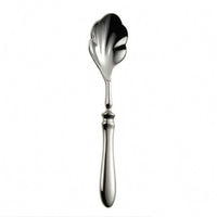 Soup Spoon Silver Finish Unique -Shaped Spoon Tableware
