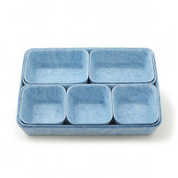 8 Pieces Felt Storage Organizer Rectangular Felt Organizer with Boxes Soft-Sided