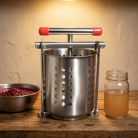 Draining Moisture Perforated Basket Press Manual Stainless Steel Press