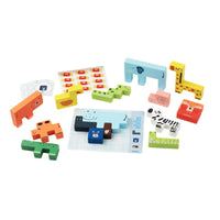Animal Stacking Blocks Educational Wooden Stacking Blocks Promotes Logical Thinking Wooden Animal Puzzle for Kids, Classroom