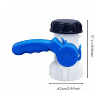 DN50 Butterfly Outlet Mechanism Easy Stream Control   Tote Outlet Mechanism Gasket Seal   Tote Adapter for Factory Workers