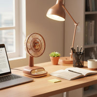 Cartoon Desk Fan 3-Speed Adjustment Cute Creature Desk Fan for Dorm Room