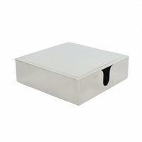 Stainless Steel Tissue Box Decorative Square Tissue Box Thickened Napkin Dispenser for Hotel