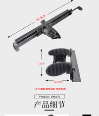 皮划艇可调脚蹬多功能增强型尼龙脚踏独木舟脚撑套件游船控制系统