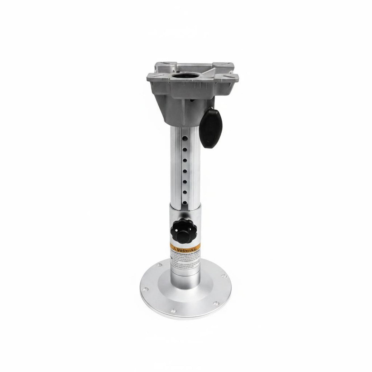 Adjustable Boat Seat Pedestal Aluminum Alloy Manual Lift Seat 360-Degree Rotating Base Degree Swivel Marine Hardware for Yacht
